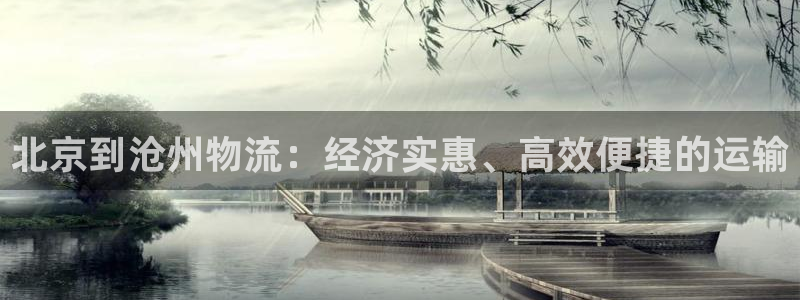 28圈登录流程：北京到沧州物流：经济