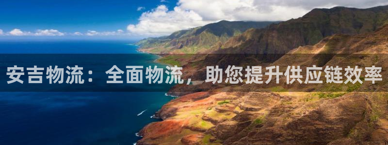 28圈最稳打法：安吉物流：全面物流，